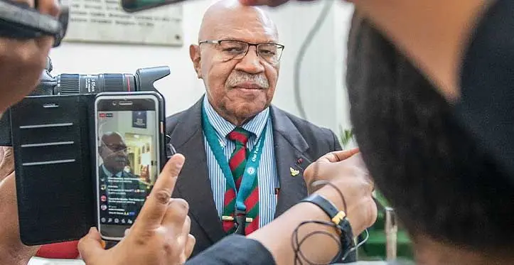 Prime Minister Sitiveni Rabuka.