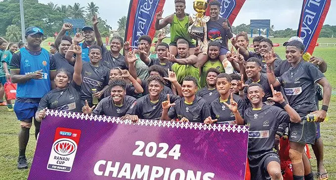 The new Royal Tea Ranadi Cup champions Kadavu women’s team.