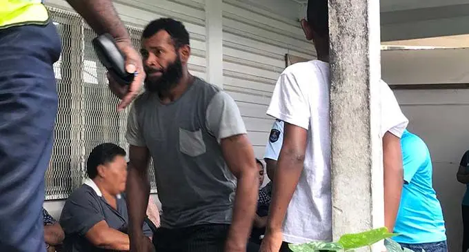 Morisi Apimeleki outside Magistrates Court in Nasinu on  November 11, 2019.  Photo: Ashna Kumar