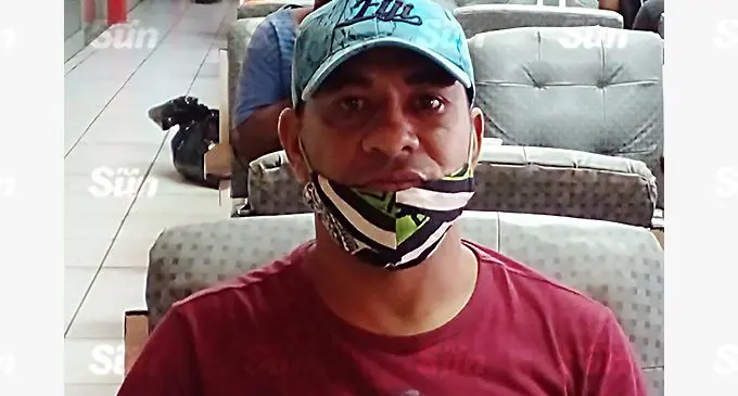 Lautoka street dweller Jone Biukoto at the Lautoka club on December 23, 2021. Photo: Salote Qalubau.