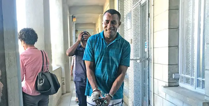 Veramu Dikidikilati outside High Court in Suva. Photo: Ashna Kumar