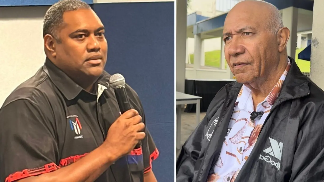 From left: Ratu Isikeli Mara and Ratu Timoci Tavanavanua.