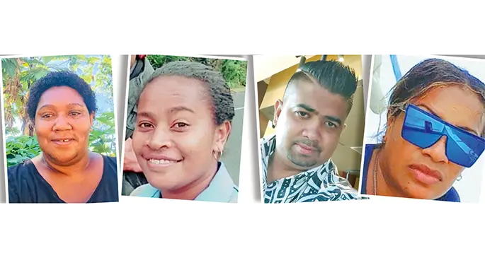 From L-R: Eta Wakawaka, Kinisimere Domolailai, Pranesh Gounder, and Asilika Namuatiqe.