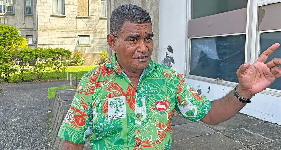Lewaiwavuwavu Trustee and member Sitiveni Vuniyayawa.