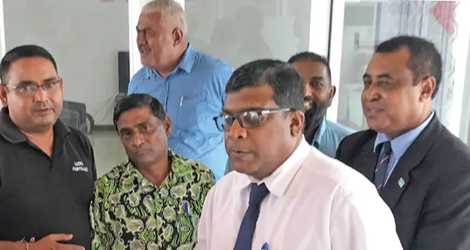 Minister for Agriculture Mahendra Reddy with stakeholders.