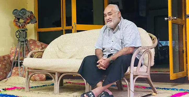 Na Turaga Bale na Vunivalu, na Tui Kaba, Ratu Epenisa Cakobau at his residence in Bau on May 23, 2023. Photo: Leon Lord