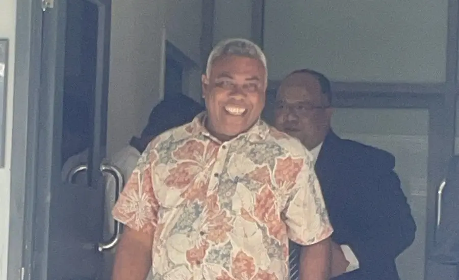 Nick Stark outside the Suva Magistrate Court on July 15, 2026. 