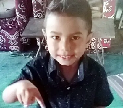 Missing 3-year-old Karl Ratu.