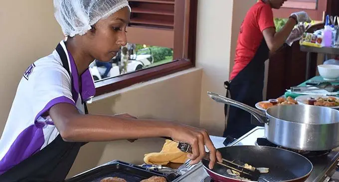 The School Chef of the Year winner, Sigatoka Methodist College’s Vanshika Archari.  Photo: Waisea Nasokia