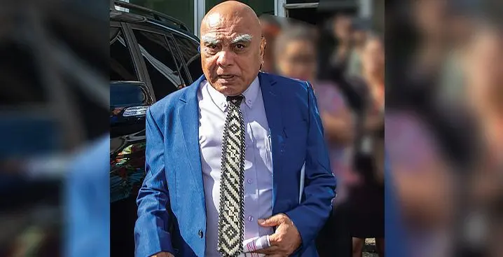 High Commissioner of Kiribati to Fiji, Tebuai Uaai, at the Prime Ministers Office on January 17, 2023. Photo: Leon Lord
