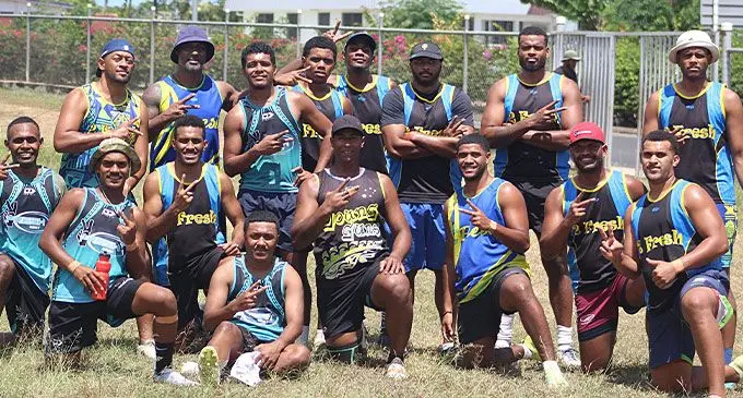 2 Fresh men’s team at Mount St Mary’s ground in Martintar, Nadi.