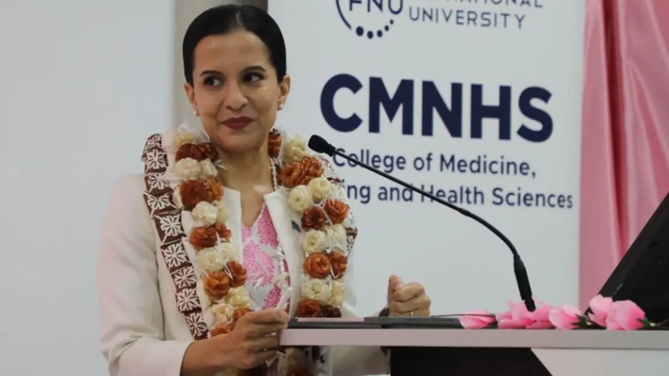 Ministry of Health and Medical Services permanent secretary Dr Aalisha Sahu Khan 