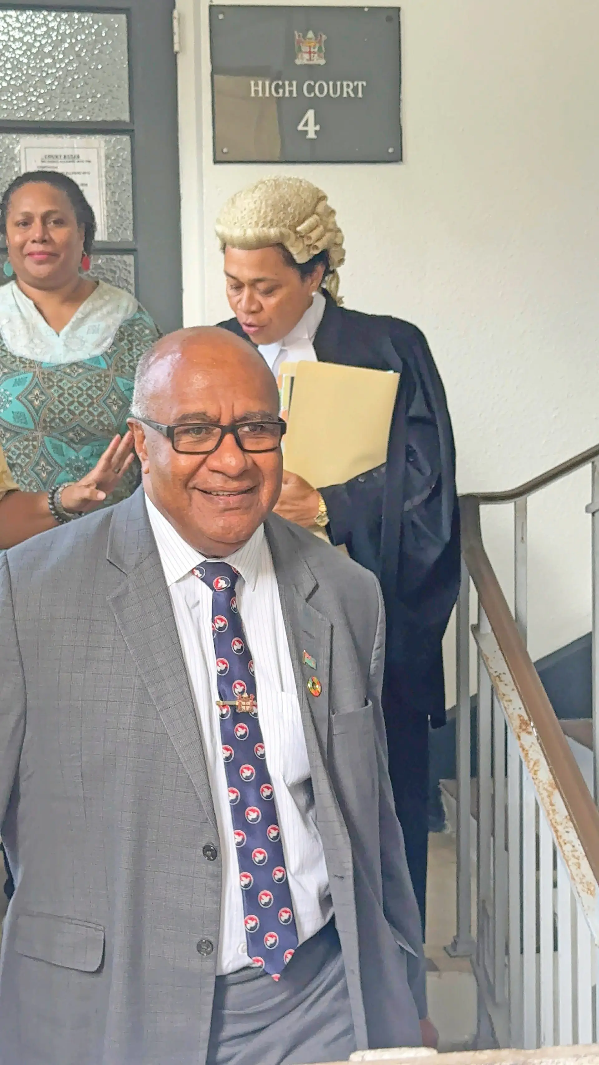 Former Deputy Prime Minister, Manoa Kamikamica outside  the High Court in Suva on December 10, 2025