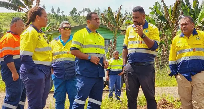 Minister for Lands and Mineral Resources, Filimoni Vosarogo was briefed and inspected the site of the proposed Nabavatu village relocation in Dreketi on January 18, 2023 as part of his first official engagement as Minister in the Northern Division. Photo: Sampras Anand