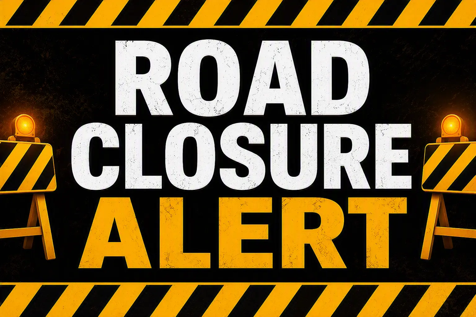 road closure notice