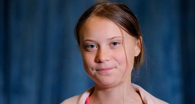 Greta Thunberg.