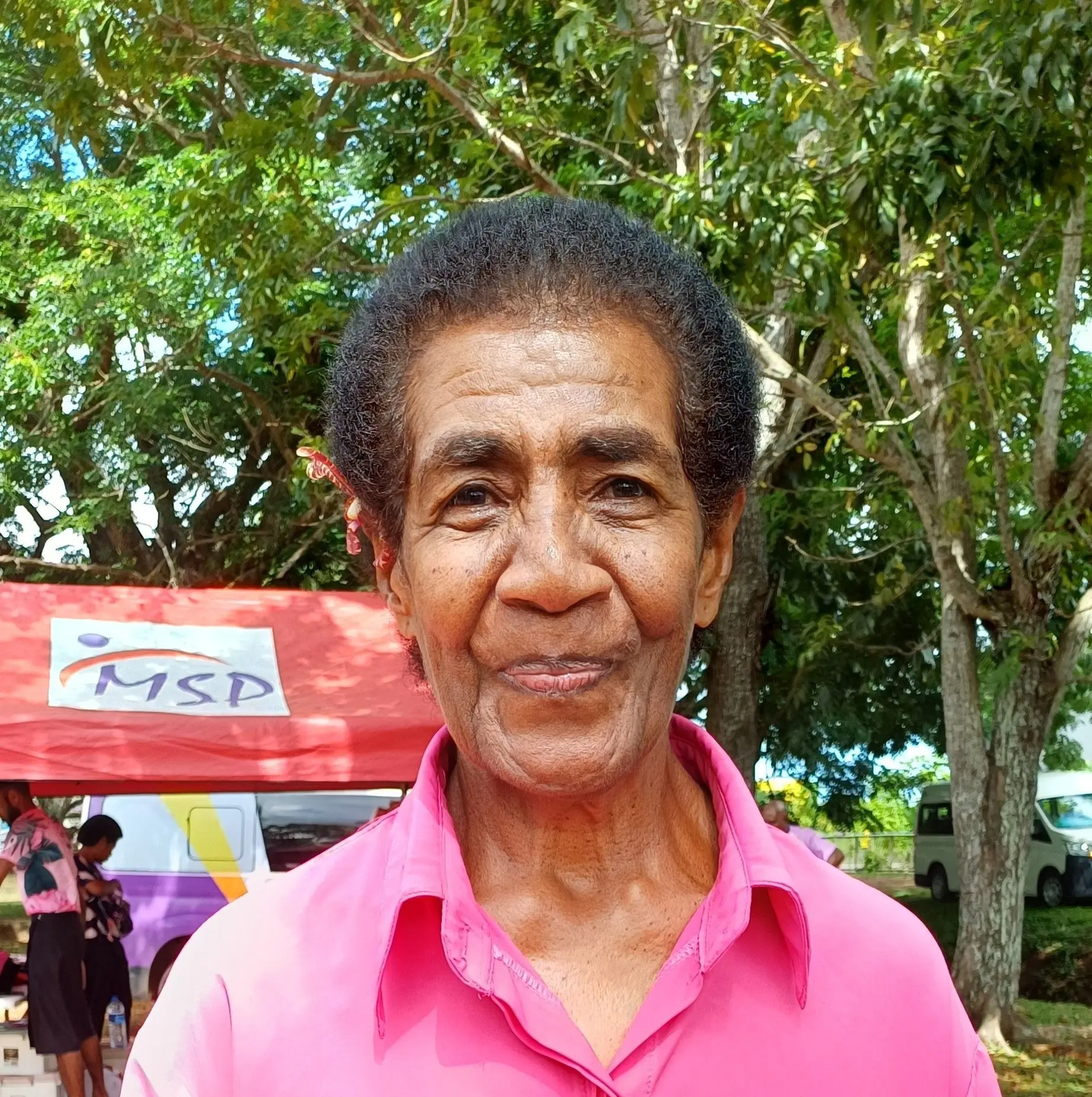 Sereima Lalibuli, a cancer survivor.