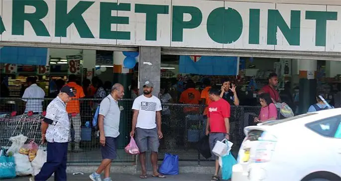 Outside RB Marketpoint opposite the Suva Market. Photo: Kelera Sovasiga