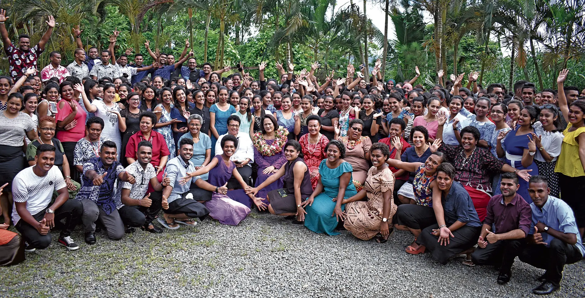 Minister for Health and Medical Services Rosy Akbar with 244 nursing interns during their 2018 interns induction at Studio 6 Apartments in Suva on March 6, 2018. Photo: Ronald Kumar