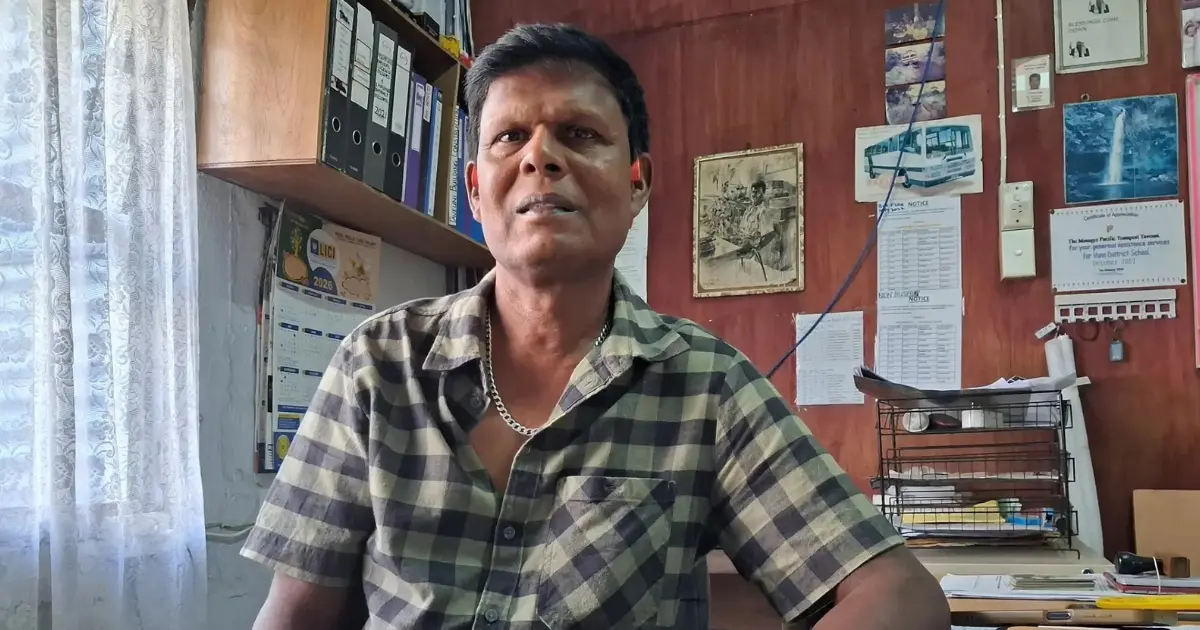 Taveuni Buses operations manager Prakash Sami.