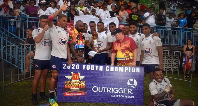 The winning Tuva Youth side at Lawaqa Park in Sigatoka on January 16, 2020. Photo: Waisea Nasokia