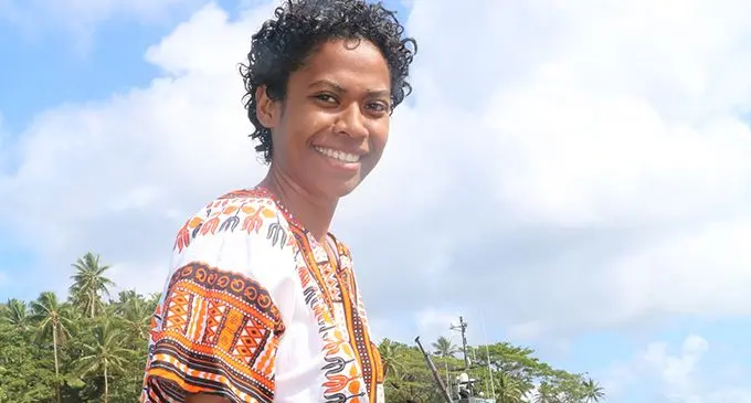 Marine biologist, Adi Alani Tuivucilevu at Nawi Island Limited in Savusavu. 