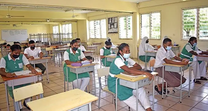 Nadi Muslim College Year 13 students during their economic class. Photo: Mereleki Nai