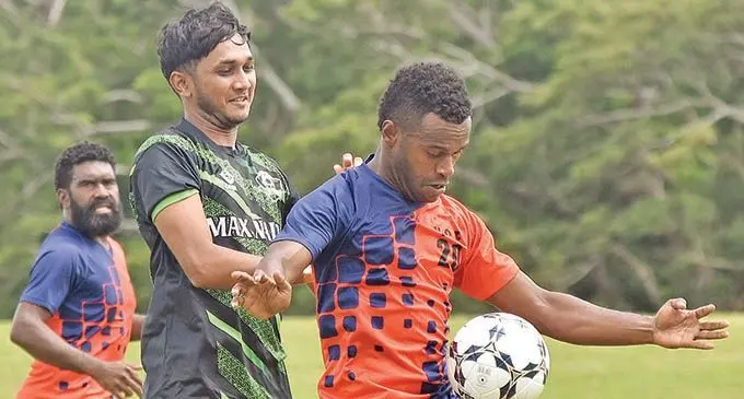 Action from  the Yalalevu-Nalovo match at Lawaqa Park, Sigatoka, on January 8, 2021.  Photo: Fiji FA