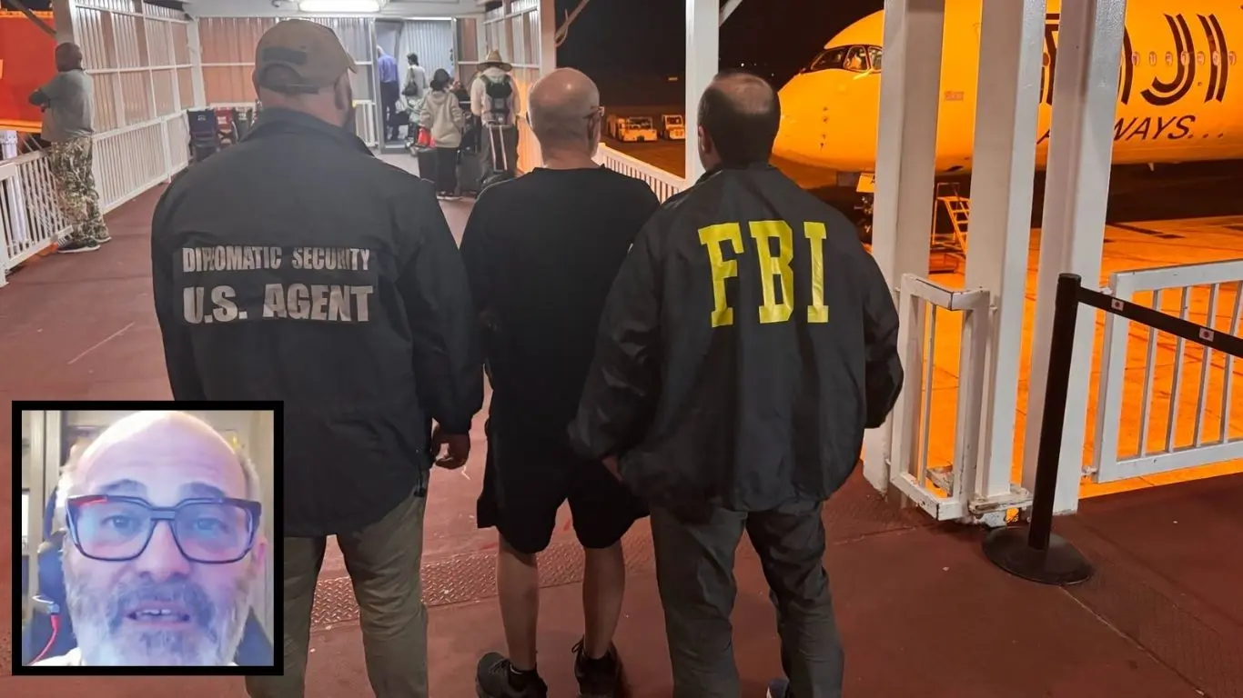 Edward Zimbardi was deported on August 14 following co-operation between Fijian and US authorities.