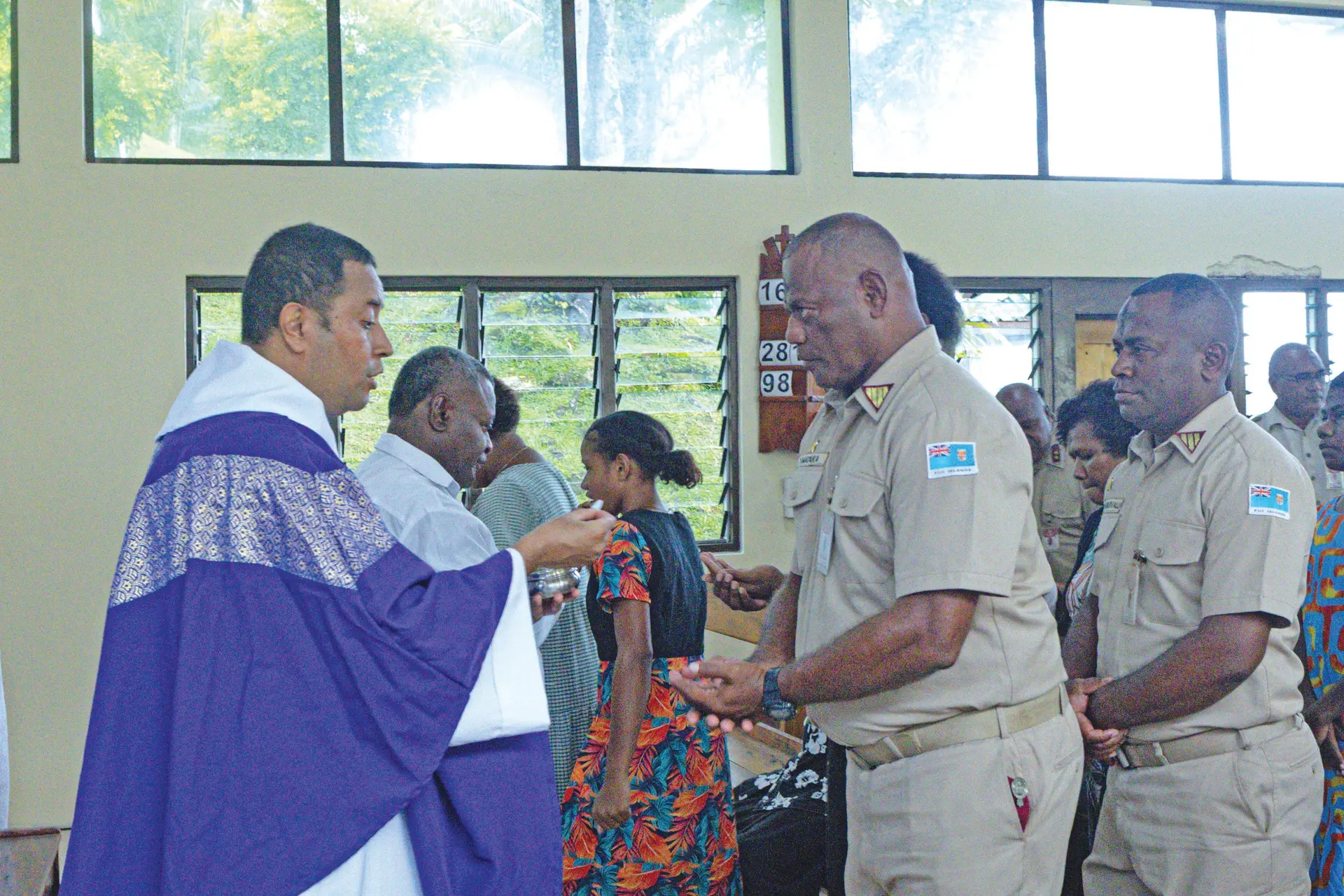 Father Edward Vakatora leads Ash Wednesday services at the Fiji Corrections Service Chapel in Korovou on February 18, 2026. 