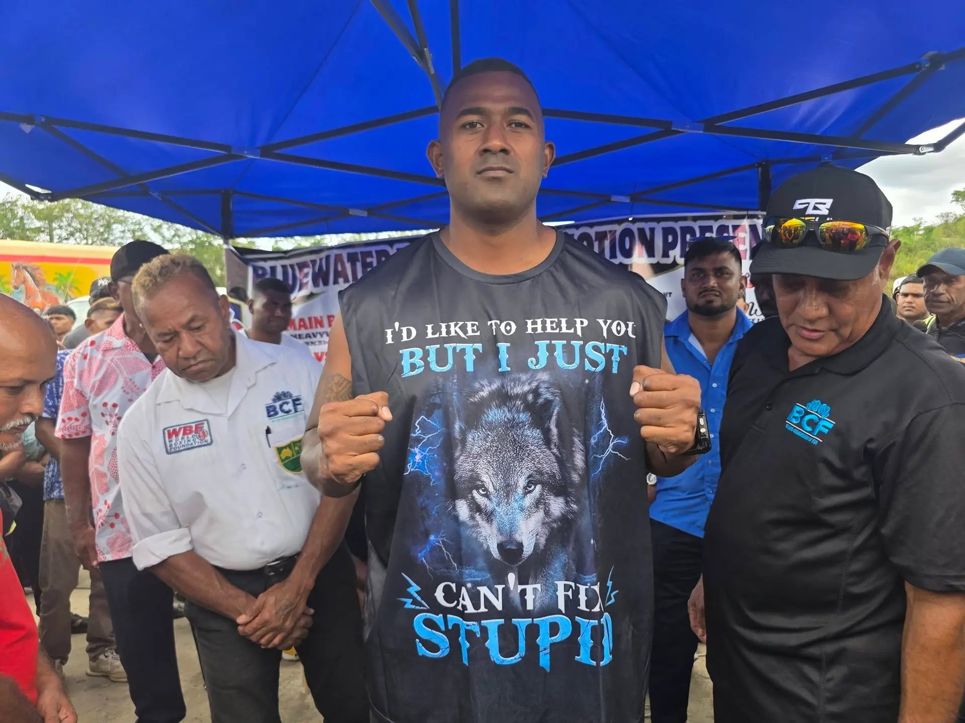 Heavyweight boxer James Singh. Photo: Bluewater Promotions