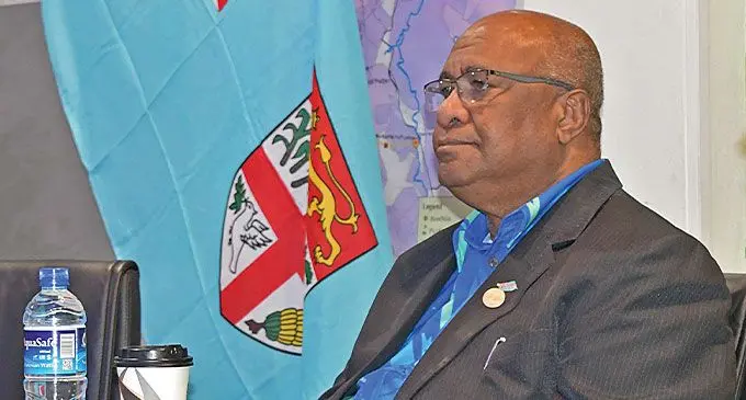 Acting Prime Minister Manoa Kamikamica.