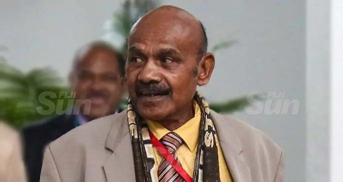Opposition member, Mitieli Bulanauca outside of Parliament on July 27, 2020. Photo: Kelera Sovasiga