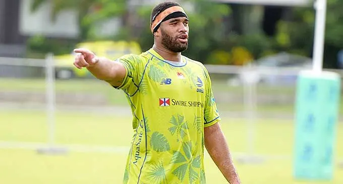 Swire Shipping Fijian Drua captain Meli Derenalagi. Photo: Ronald Kumar