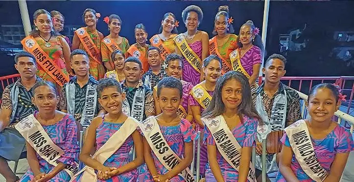 Contestants of Digicel Duavata Northern Crime Prevention Carnival during the launch at Banana Leaf Restaurant in Labasa on July 1, 2023. Photo: Shratika Naidu