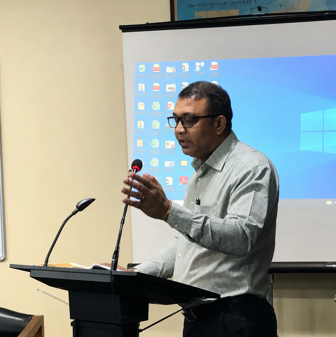 Fiji Sugar Corporation chief executive Vimal Dutt.