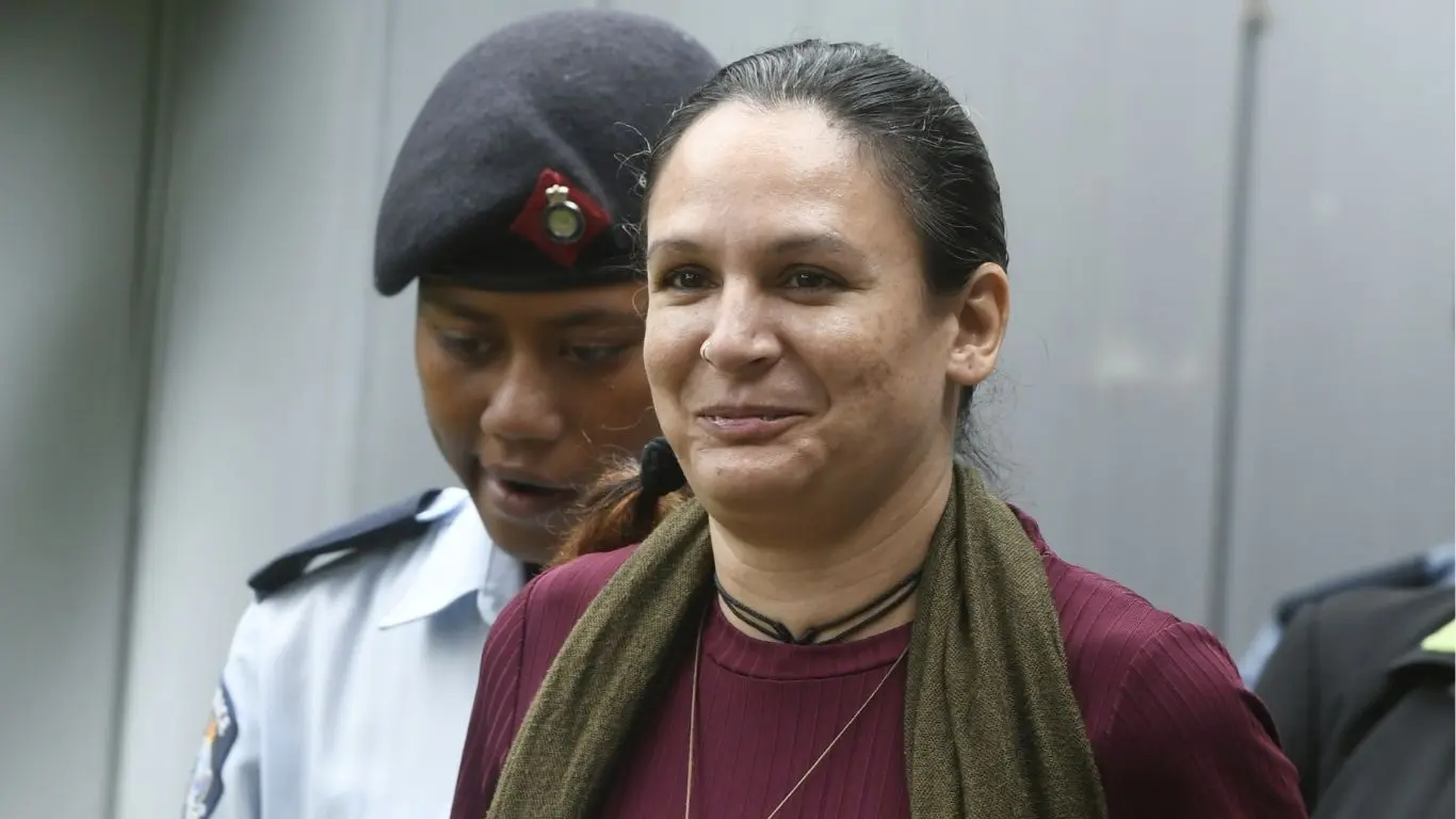 Accused Zoe Maharaj outside the Suva Magistrate Court on on July 27, 2026. 