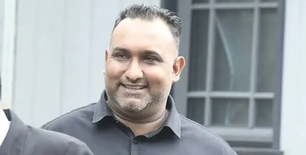 Shonal Sharma outside the Suva Magistrates Court.