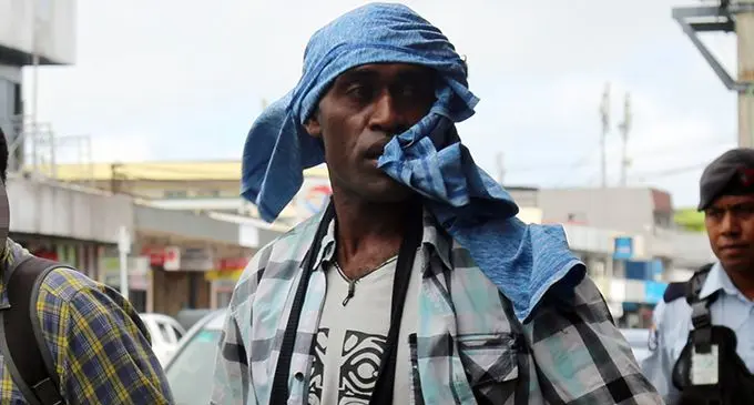 Setareki Ratatania outside the Nausori court on February 6, 2020. Photo: Renu Radhika