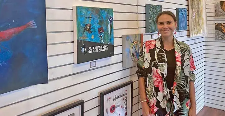Pacifique Artisans Collective creative co-ordinator and assistant director Shakira Ah Koy-MacDonald said the pilot programme widens markets for her art gallery. Photo: Jernese Macanawai