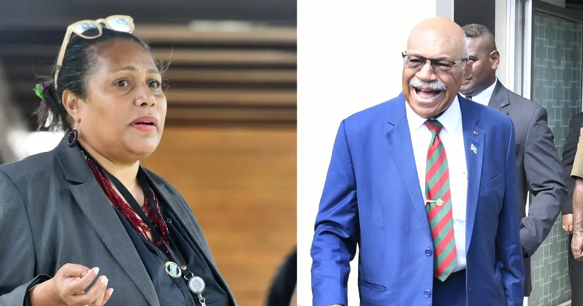 Sitiveni Rabuka (left) and Barbara Malimali. Photos: Ronald Kumar
