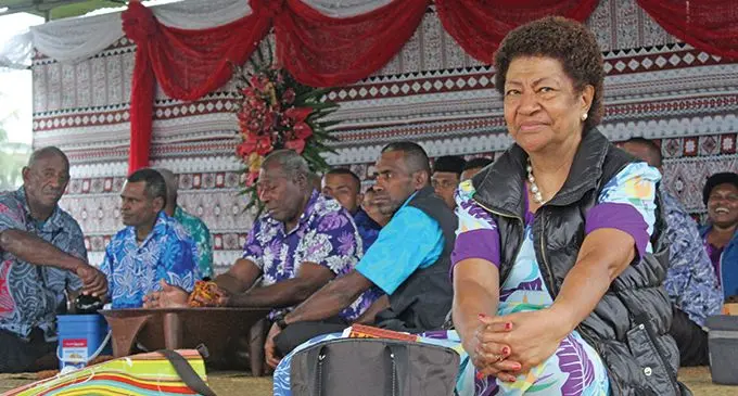 Ro Teimumu Kepa during the Rewa Provincial Day.