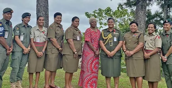 Some of the Adi Cakobau School (ACS) old scholars who are currently serving in the Republic of Fiji Military Forces.