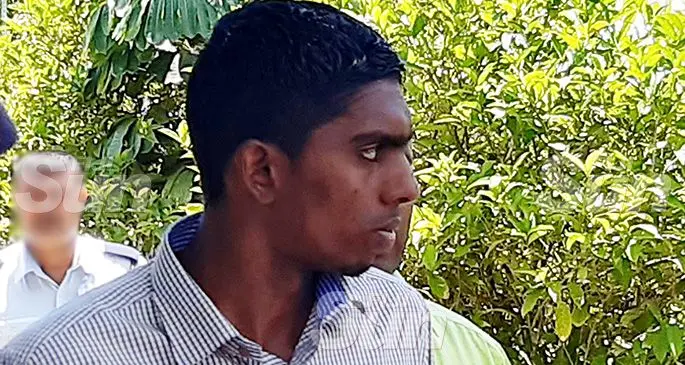 Kennol Narayan outside court.