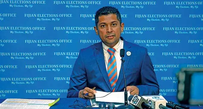 Supervisor of Elections, Mohammed Saneem. Photo: Fijian Elections Office