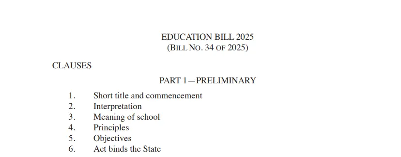 Education Bill