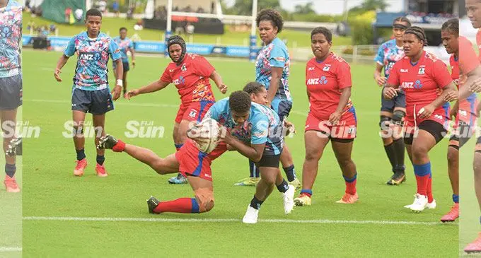 Action from ANZ Marama championship between Suva and Namosi. Picture: Ronald Kumar 