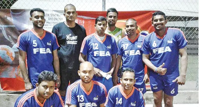 Team Energy Fiji Limited at the National Hockey Centre, Suva on March 19, 2019. Photo: Futsal League