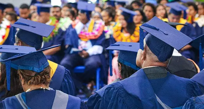 Fiji National University graduates at Vodafone Arena, Suva on December 10, 2024. Photo: FNU