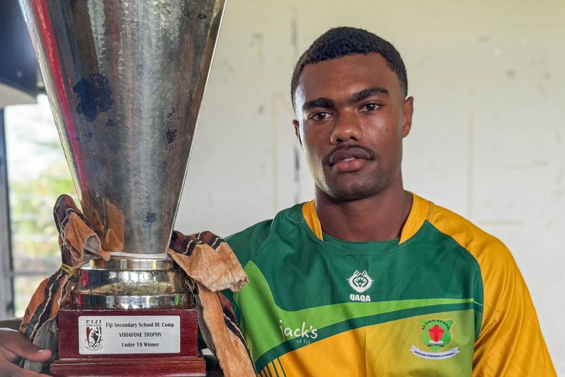 Ra High School Roosters rugby league captain, Penasio Waqa